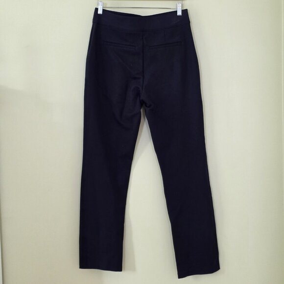 Spanx Pants Womens L Tall Navy Pull On Ponte Stretch No Pockets Office Casual - Picture 2 of 16